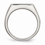 Sophia Jewelers Stainless Steel Fashion Ring with Polished Elegant Finish