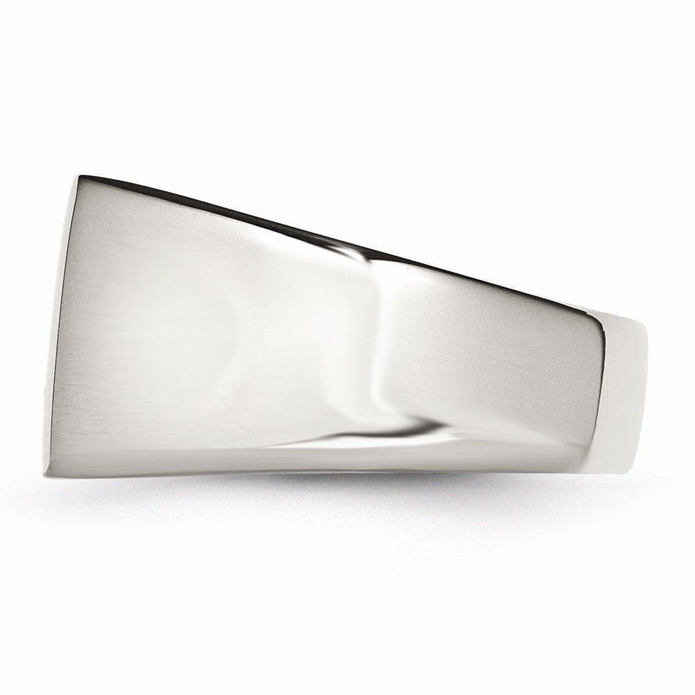 Sophia Jewelers Stainless Steel Fashion Ring with Polished Elegant Finish