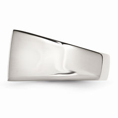 Sophia Jewelers Stainless Steel Fashion Ring with Polished Elegant Finish