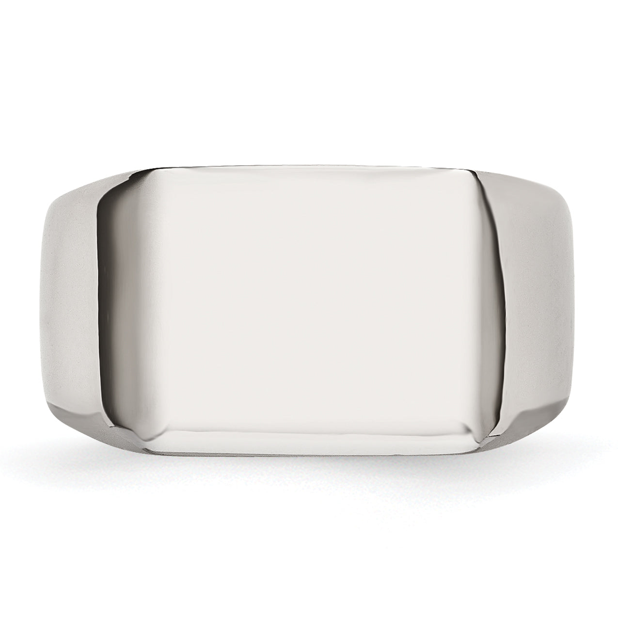 Stainless Steel Polished Signet Ring