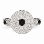 Sophia Jewelers Stainless Steel Onyx Ring with Polished Finish