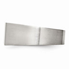 Stainless Steel Signet Ring with Polished and Brushed Finish