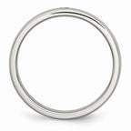 Sophia Jewelers Stainless Steel Yellow-Gold Diamond Wedding Band Elegant Design