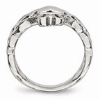 Claddagh Ring in Stainless Steel