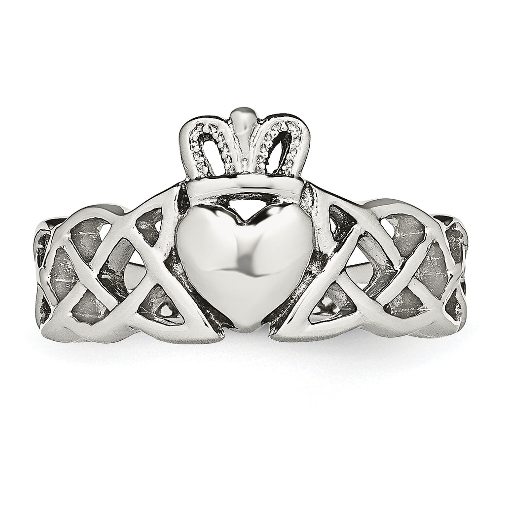 Claddagh Ring in Stainless Steel