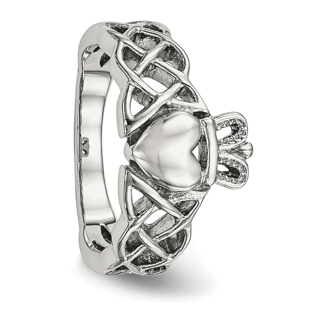 Claddagh Ring in Stainless Steel