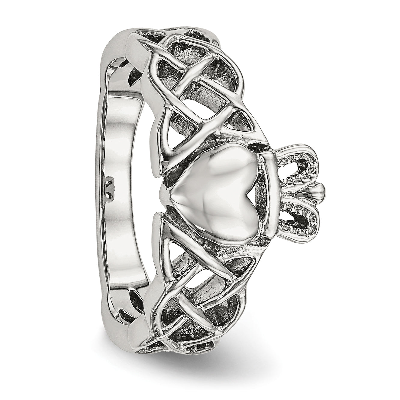 Claddagh Ring in Stainless Steel