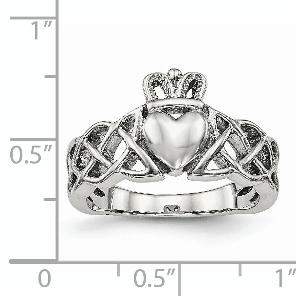 Claddagh Ring in Stainless Steel