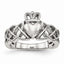 Claddagh Ring in Stainless Steel