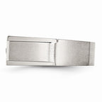 Sophia Jewelers Men's Stainless Steel CZ Ring with Polished Brushed Finish