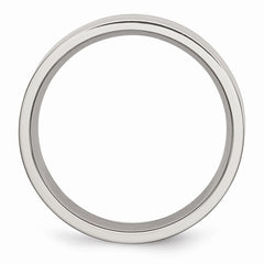 Sophia Jewelers Stainless Steel Brushed 6mm Engravable Wedding Band