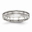 Brushed Center Wedding Band in Stainless Steel, 5mm