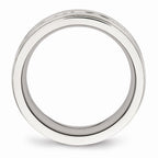 Twisted Wedding Band in Stainless Steel, 7mm