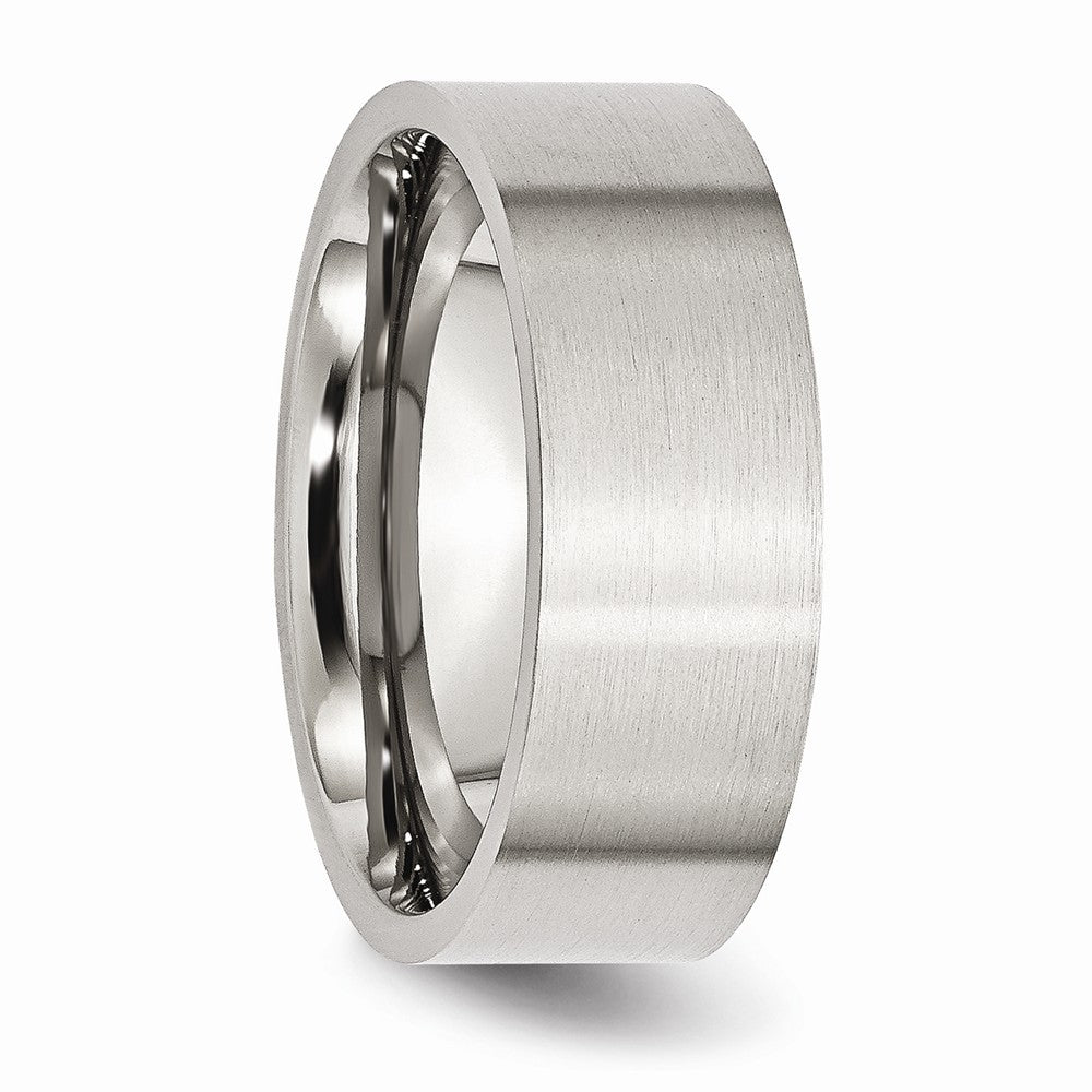 Sophia Stainless Steel 8mm Brushed Comfort-Fit Engravable Wedding Band