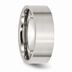Sophia Stainless Steel 8mm Brushed Comfort-Fit Engravable Wedding Band - 6 - 6