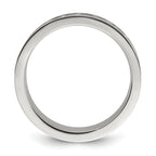 Brushed Swirl Wedding Band in Stainless Steel, 7mm