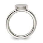 Polished Circle Ring in Stainless Steel