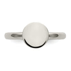 Polished Circle Ring in Stainless Steel