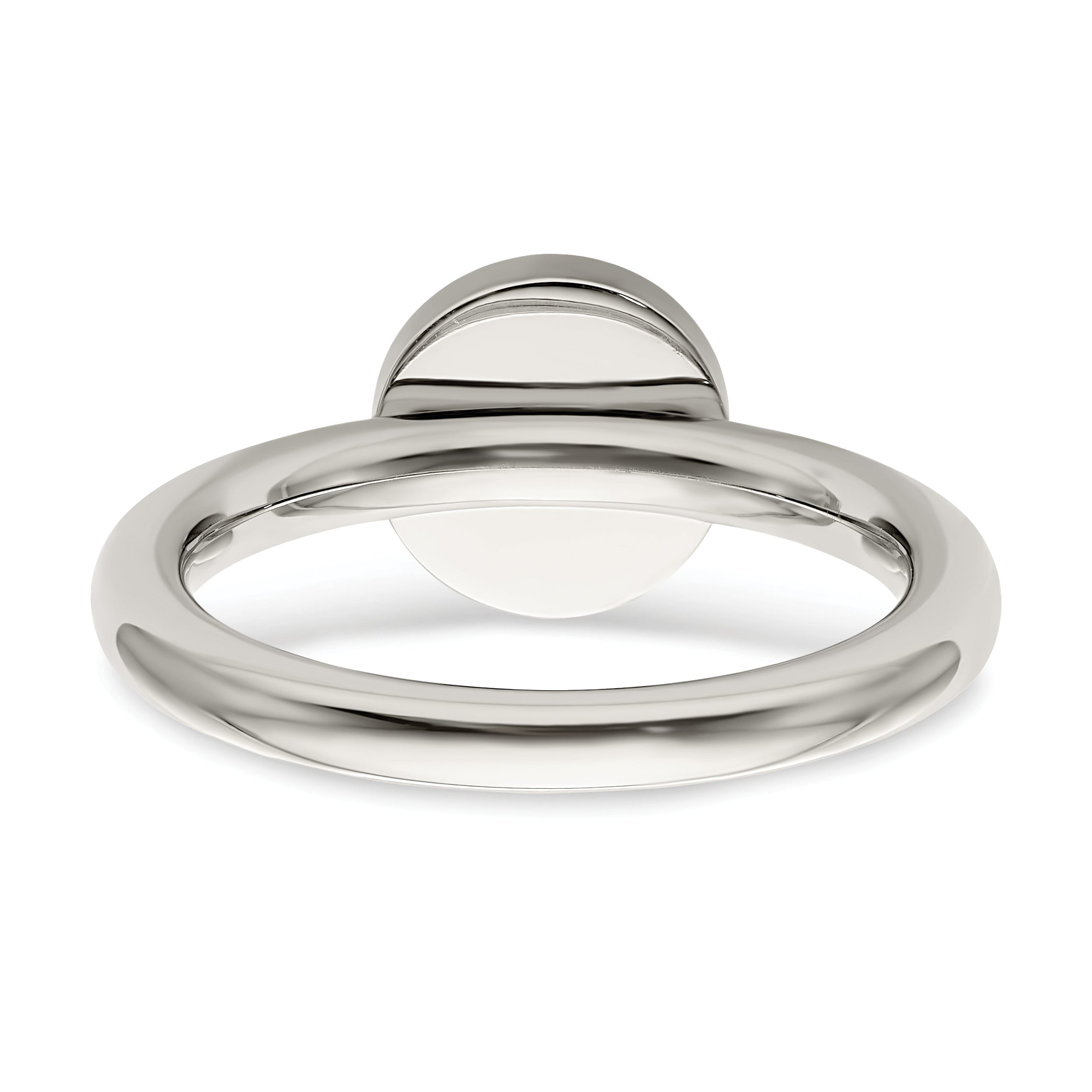 Polished Circle Ring in Stainless Steel
