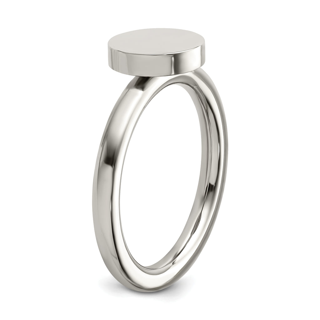 Polished Circle Ring in Stainless Steel