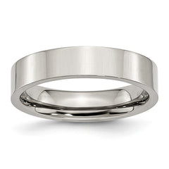 Sophia Jewelers Stainless Steel 5mm Polished Engravable Wedding Band - 6 - 6