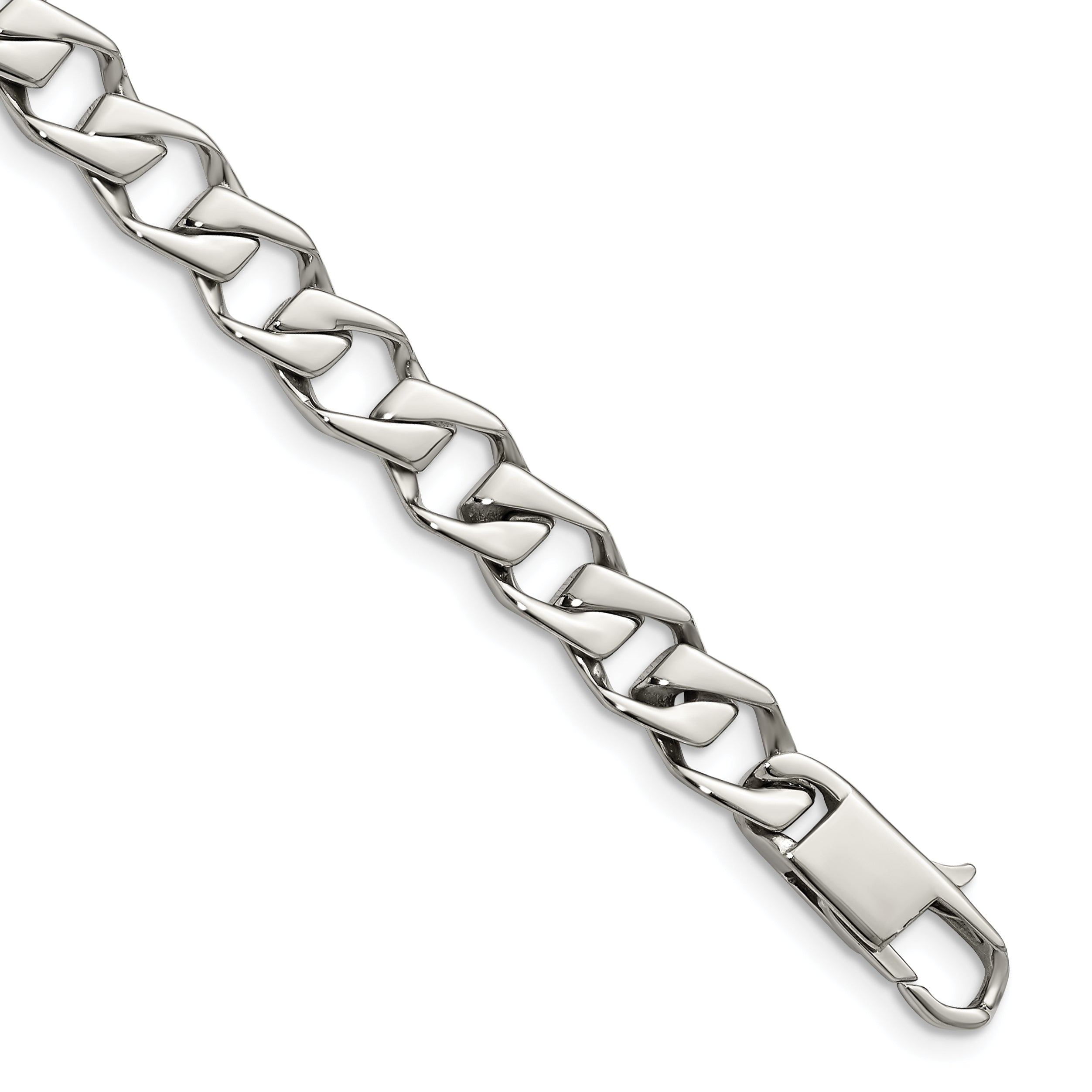 Chisel Stainless Steel Polished 8.5 inch Fancy Link Bracelet Main image