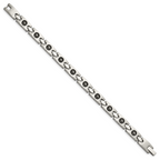 Magnetic Link Bracelet in Stainless Steel, 7mm
