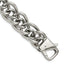 Chisel Stainless Steel Polished Large and Small Oval Link 8.25 inch Bracelet