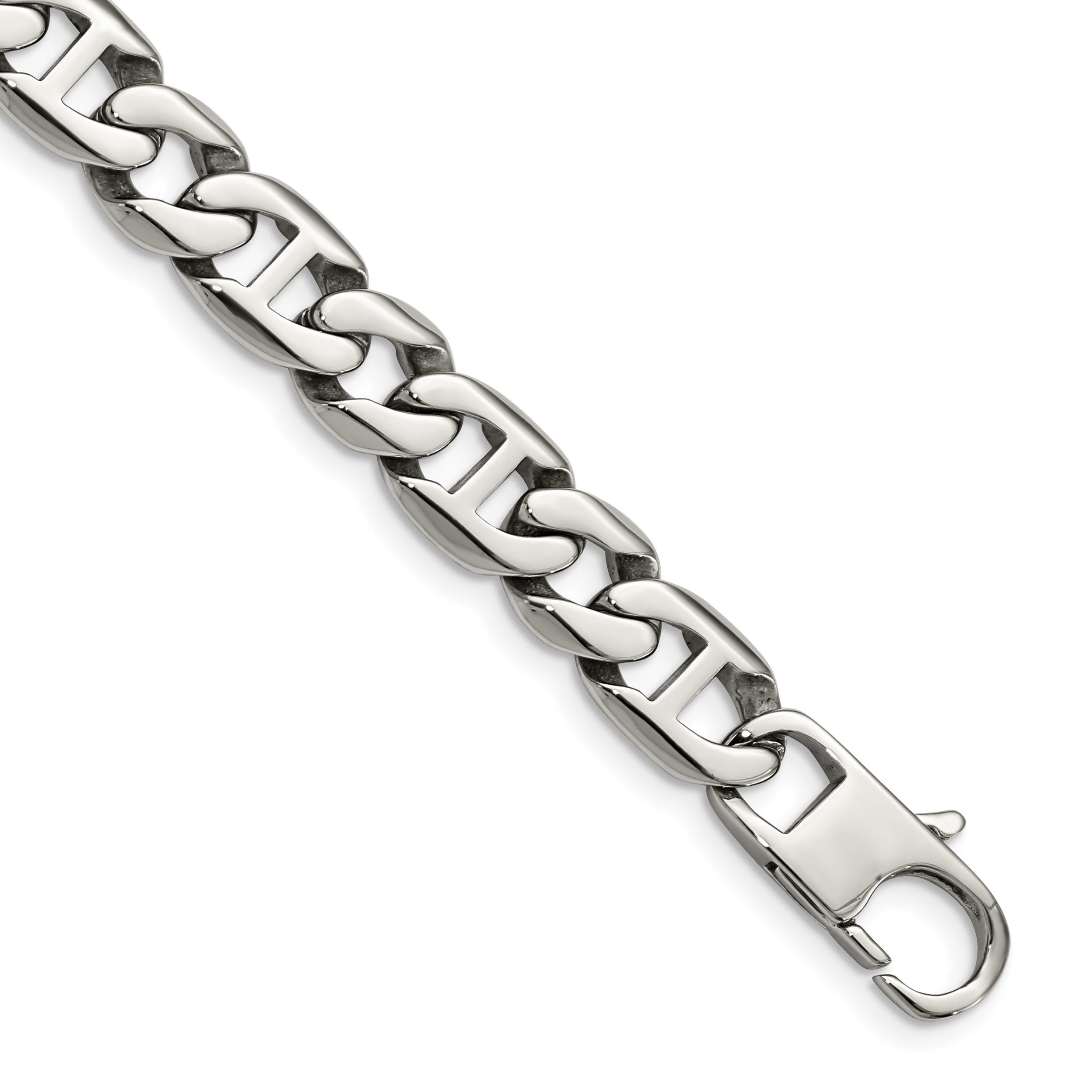 Chisel Stainless Steel Polished 8.25 inch Link Bracelet Main image