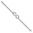 Infinity Symbol Bracelet in Stainless Steel