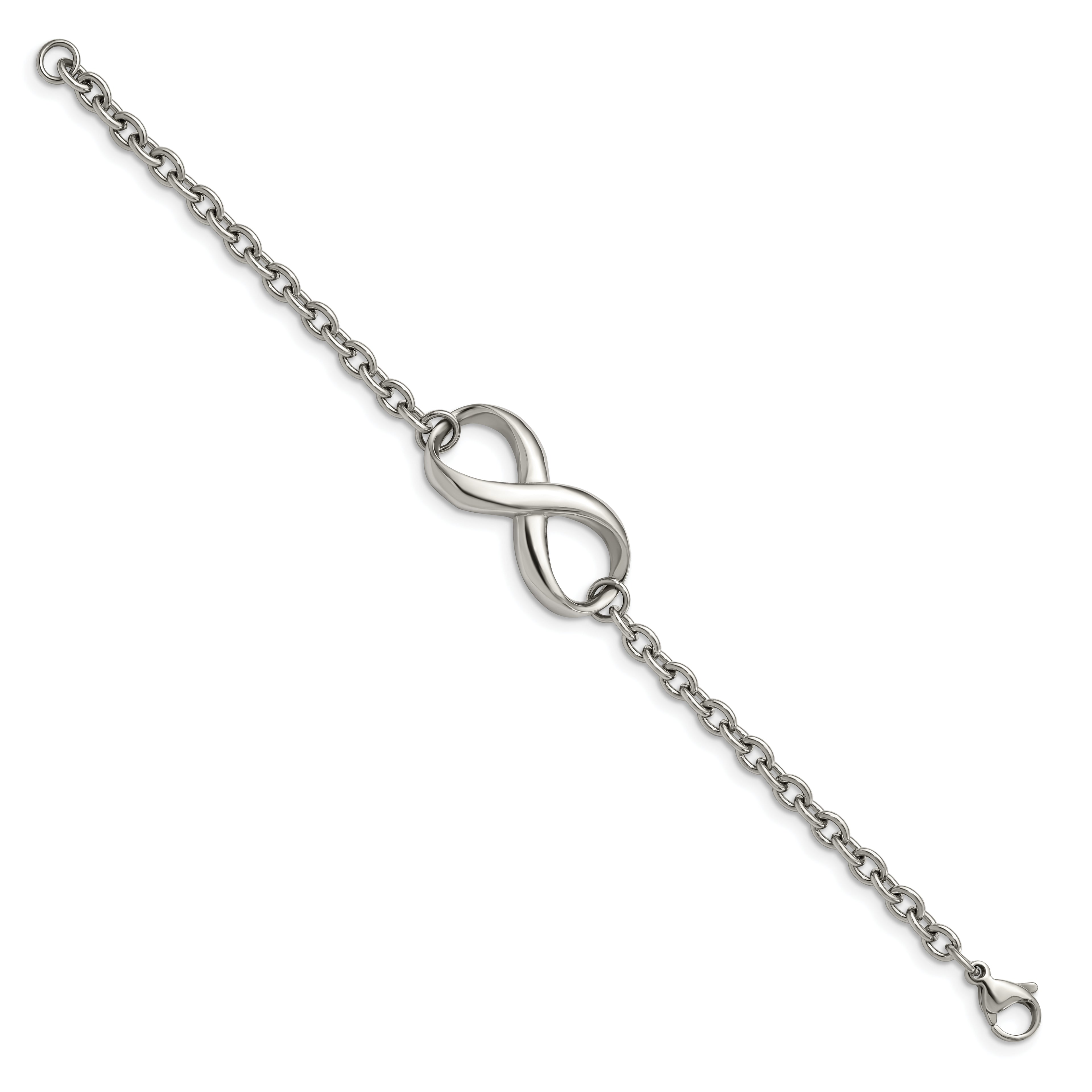 Infinity Symbol Bracelet in Stainless Steel