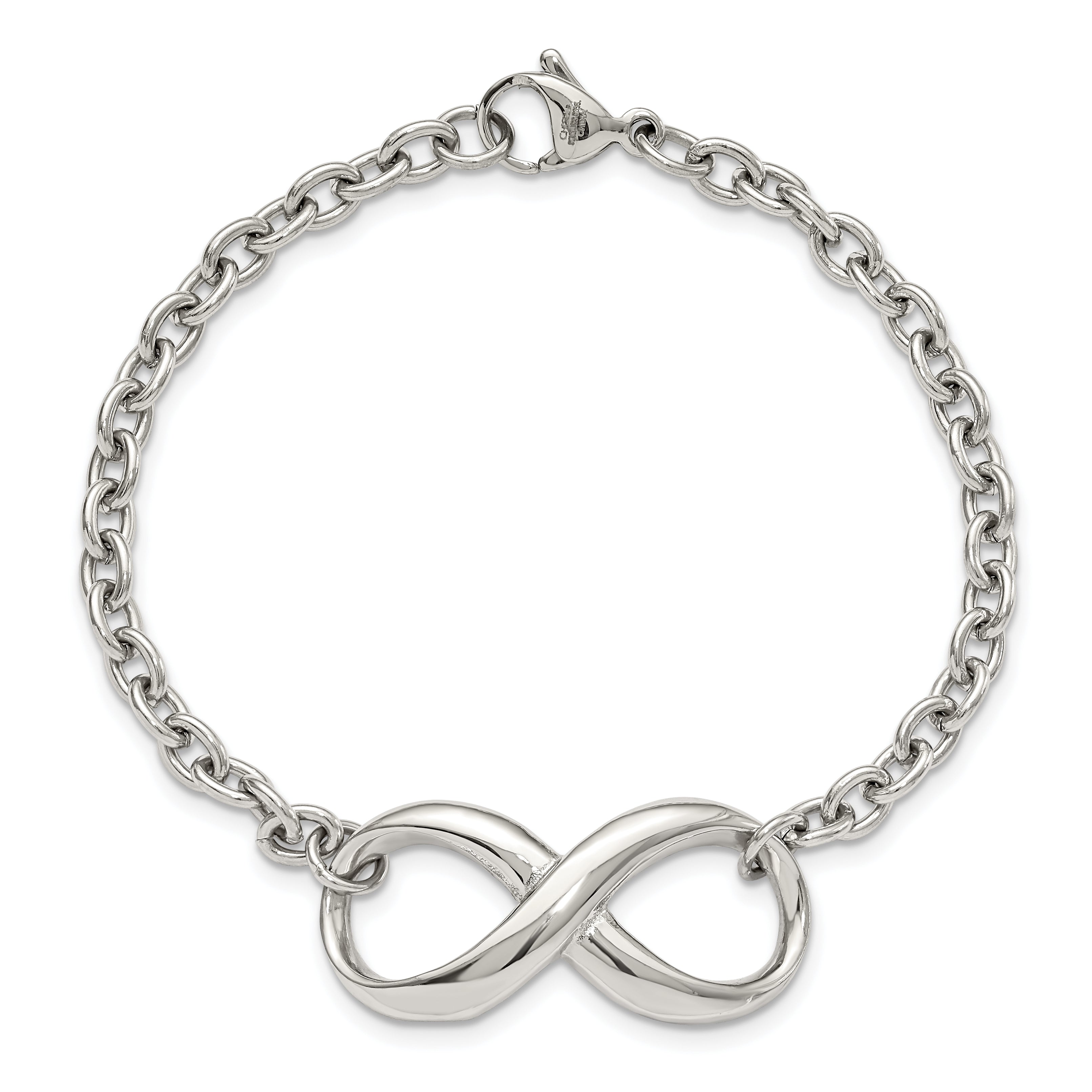 Infinity Symbol Bracelet in Stainless Steel