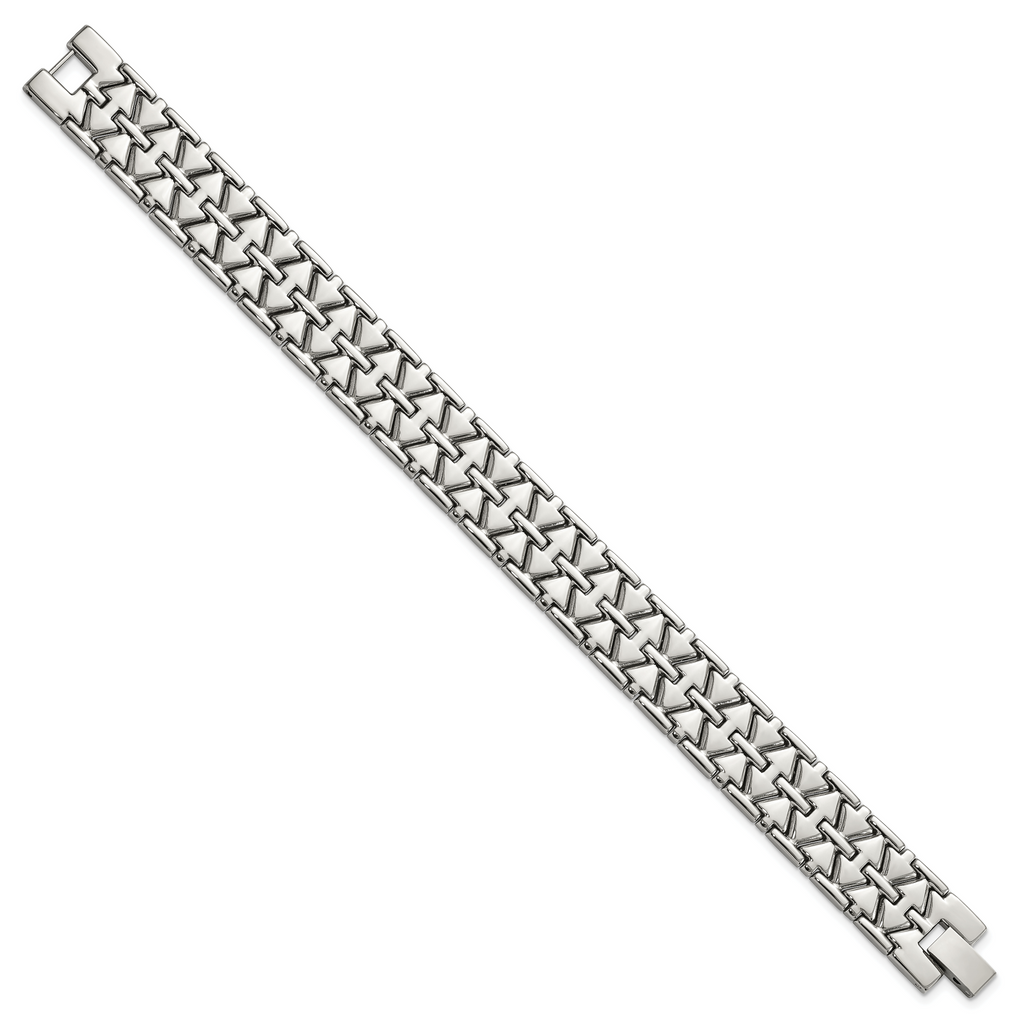 Fancy Link Bracelet in Stainless Steel