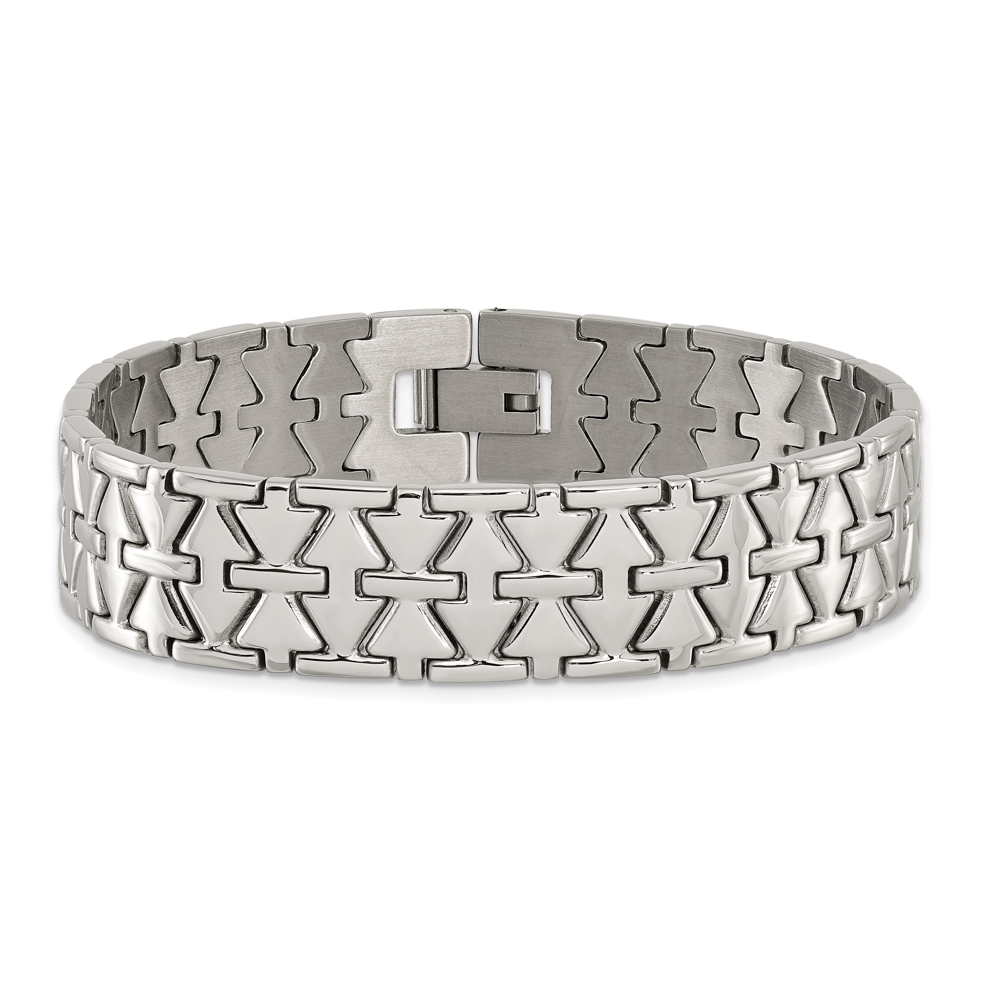 Fancy Link Bracelet in Stainless Steel