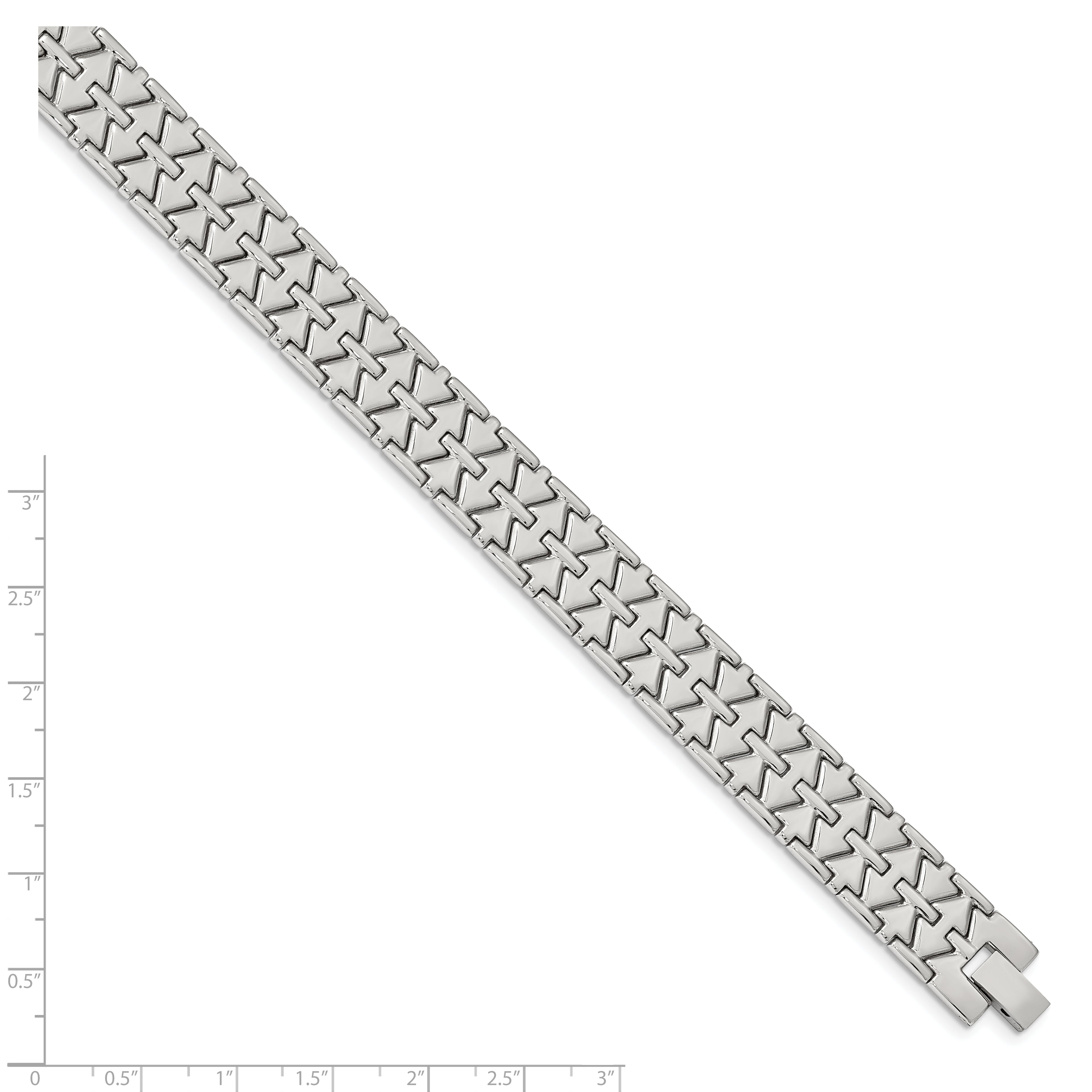 Fancy Link Bracelet in Stainless Steel