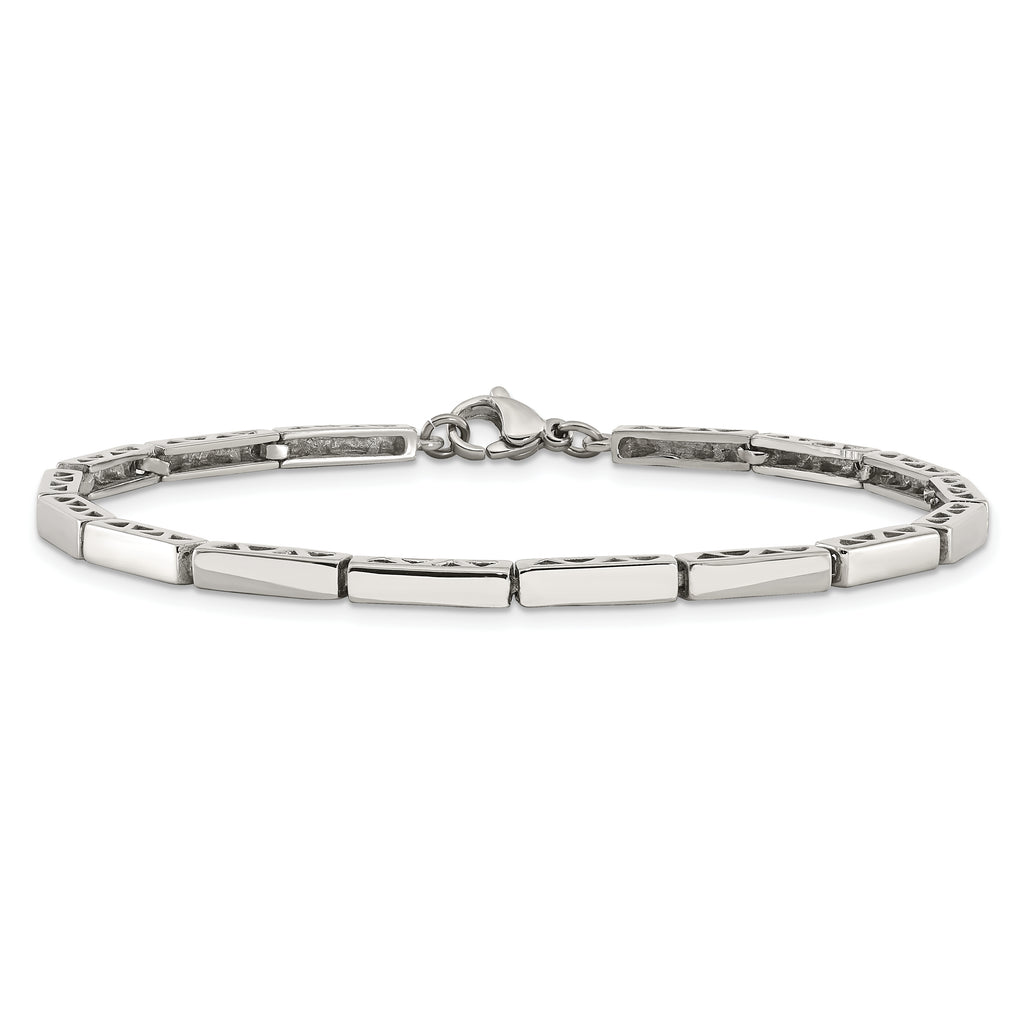 Polished Bracelet in Stainless Steel