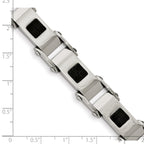 Black IP-Plated Bracelet in Stainless Steel