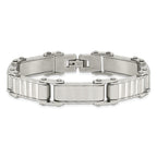 Polished & Brushed Bracelet in Stainless Steel