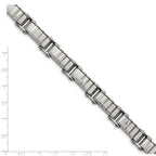 Polished & Brushed Bracelet in Stainless Steel
