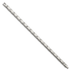 Brushed & Polished Bracelet in Stainless Steel