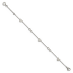 Heart & Infinity Bracelet in Stainless Steel