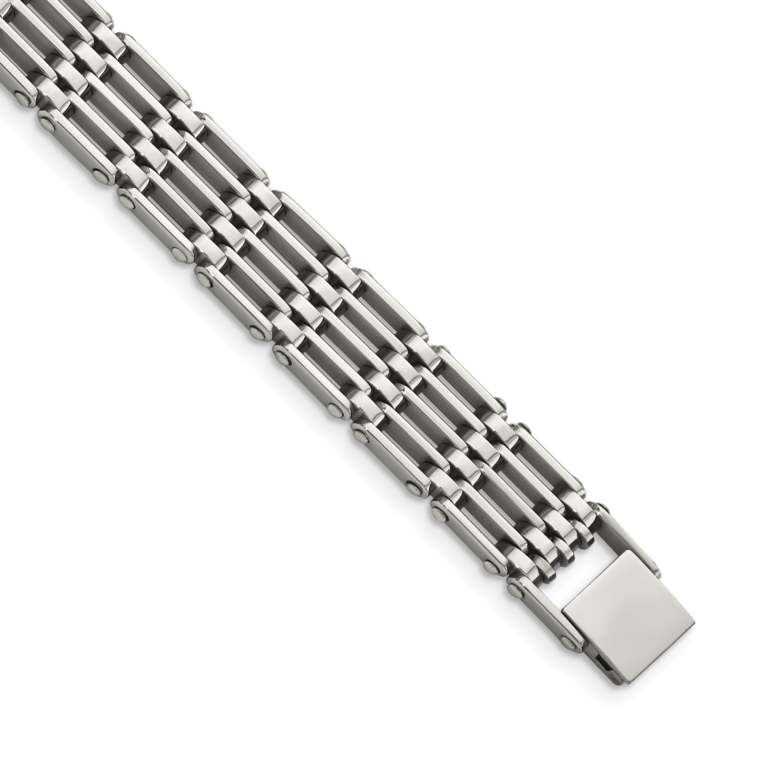 Chisel Stainless Steel Polished 8.5 inch Link Bracelet Main image