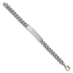 Chisel Stainless Steel Polished Curb Chain 8.25 inch ID Bracelet