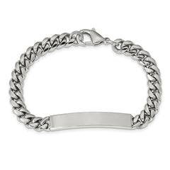 Chisel Stainless Steel Polished Curb Chain 8.25 inch ID Bracelet - 8.25