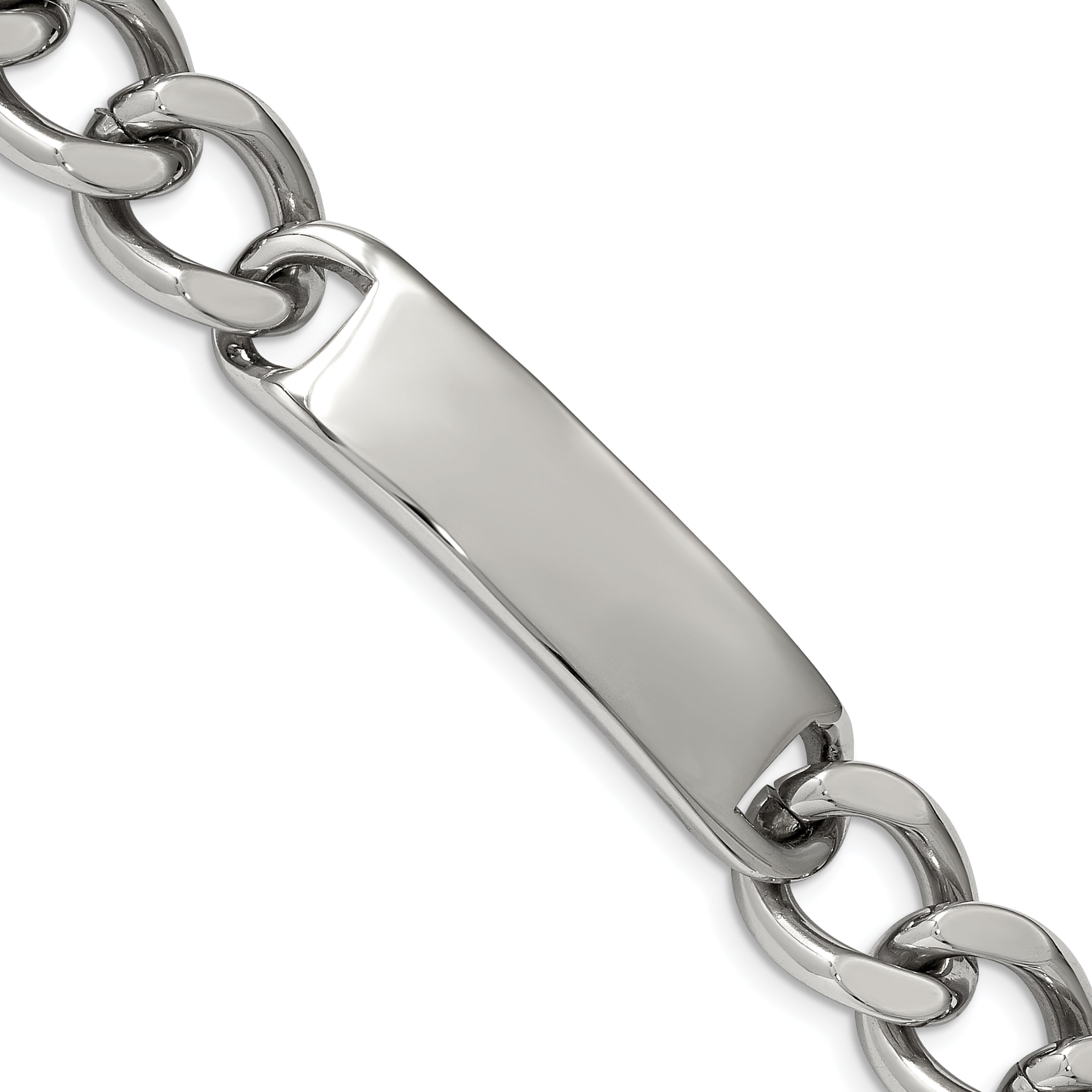 Chisel Stainless Steel Polished Curb Link 8.75 inch ID Bracelet Main image