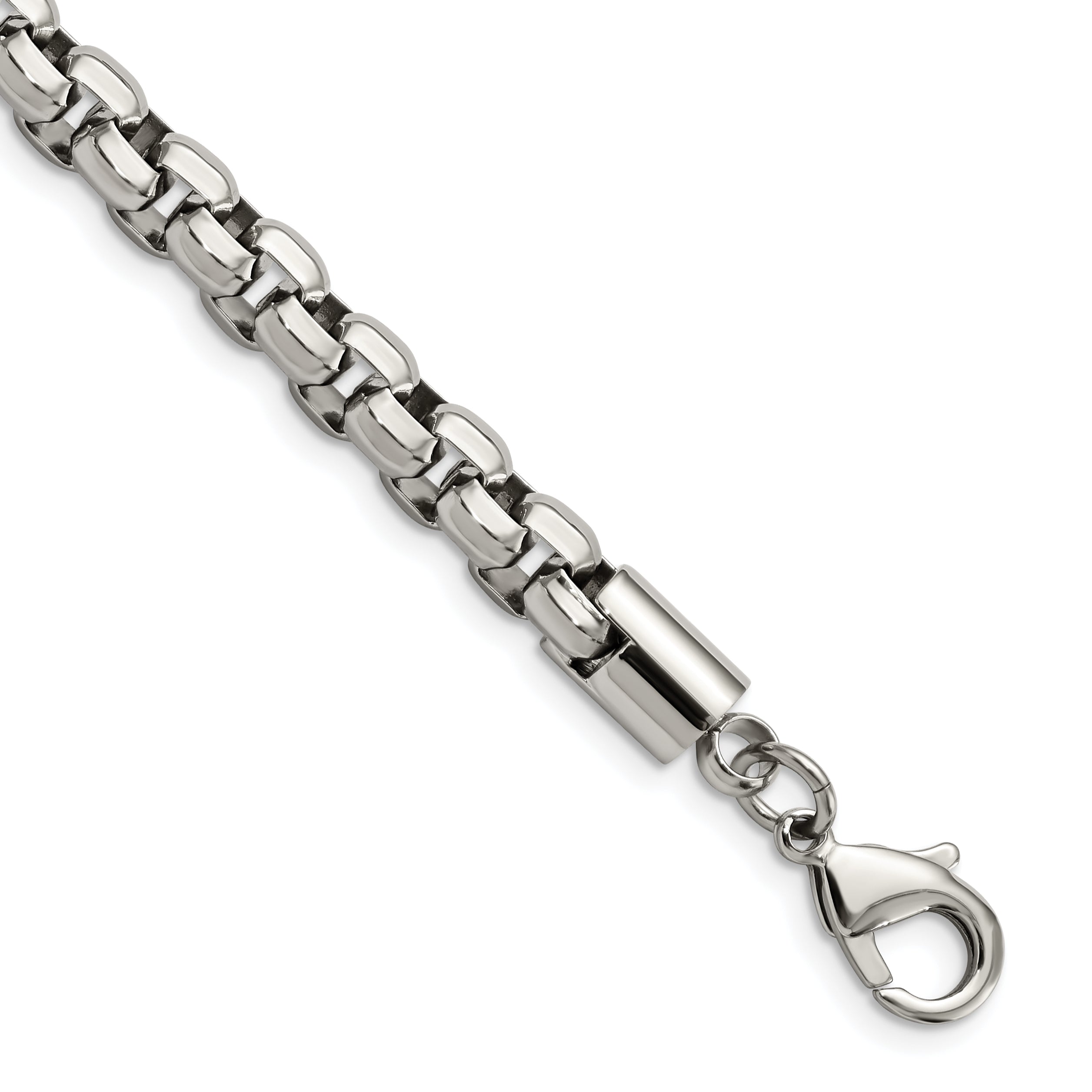 Chisel Stainless Steel Polished 8.75 inch Fancy Rolo Bracelet Main image