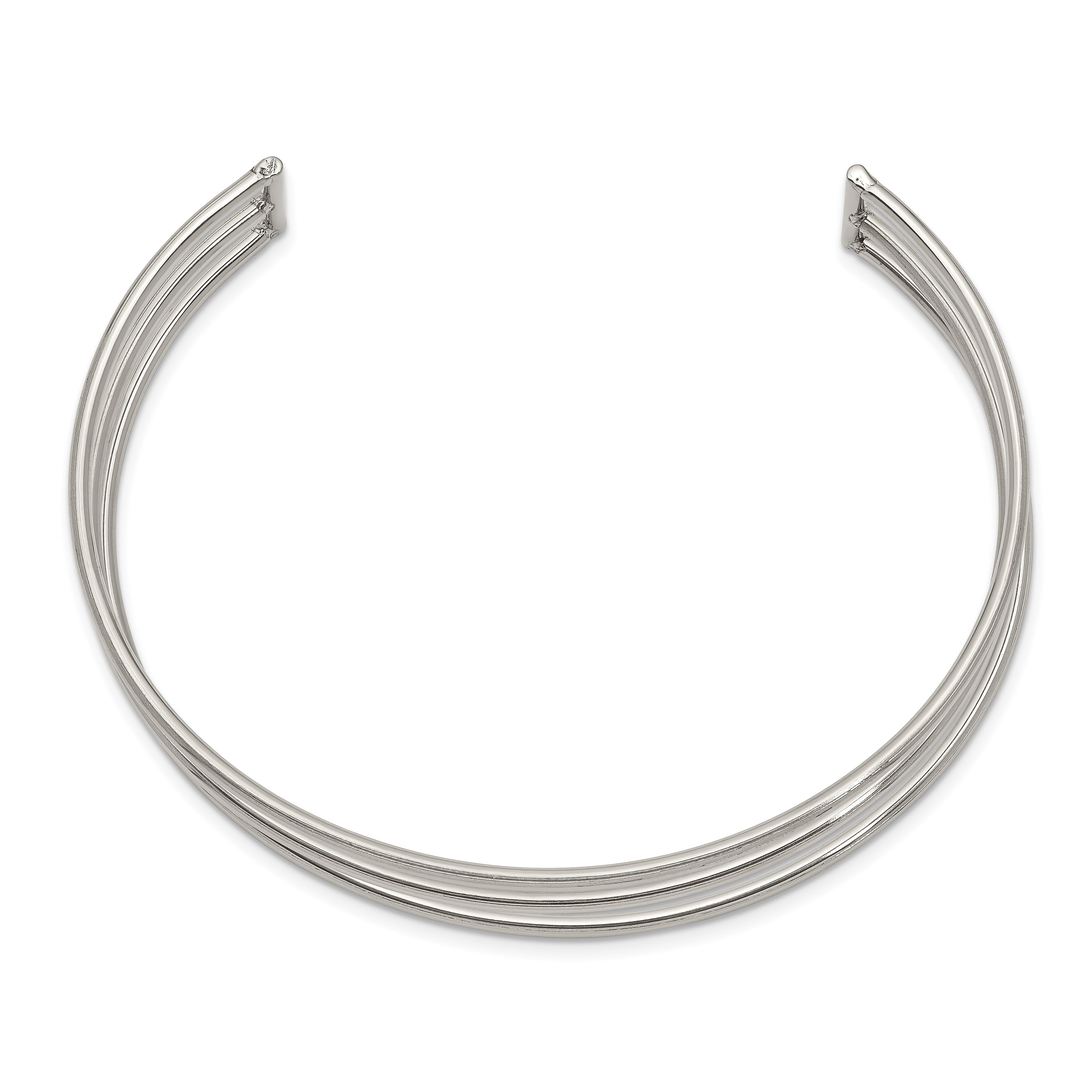Stainless Steel Polished 12.6mm Cuff Bangle
