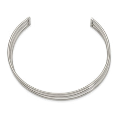 Stainless Steel Polished 12.6mm Cuff Bangle