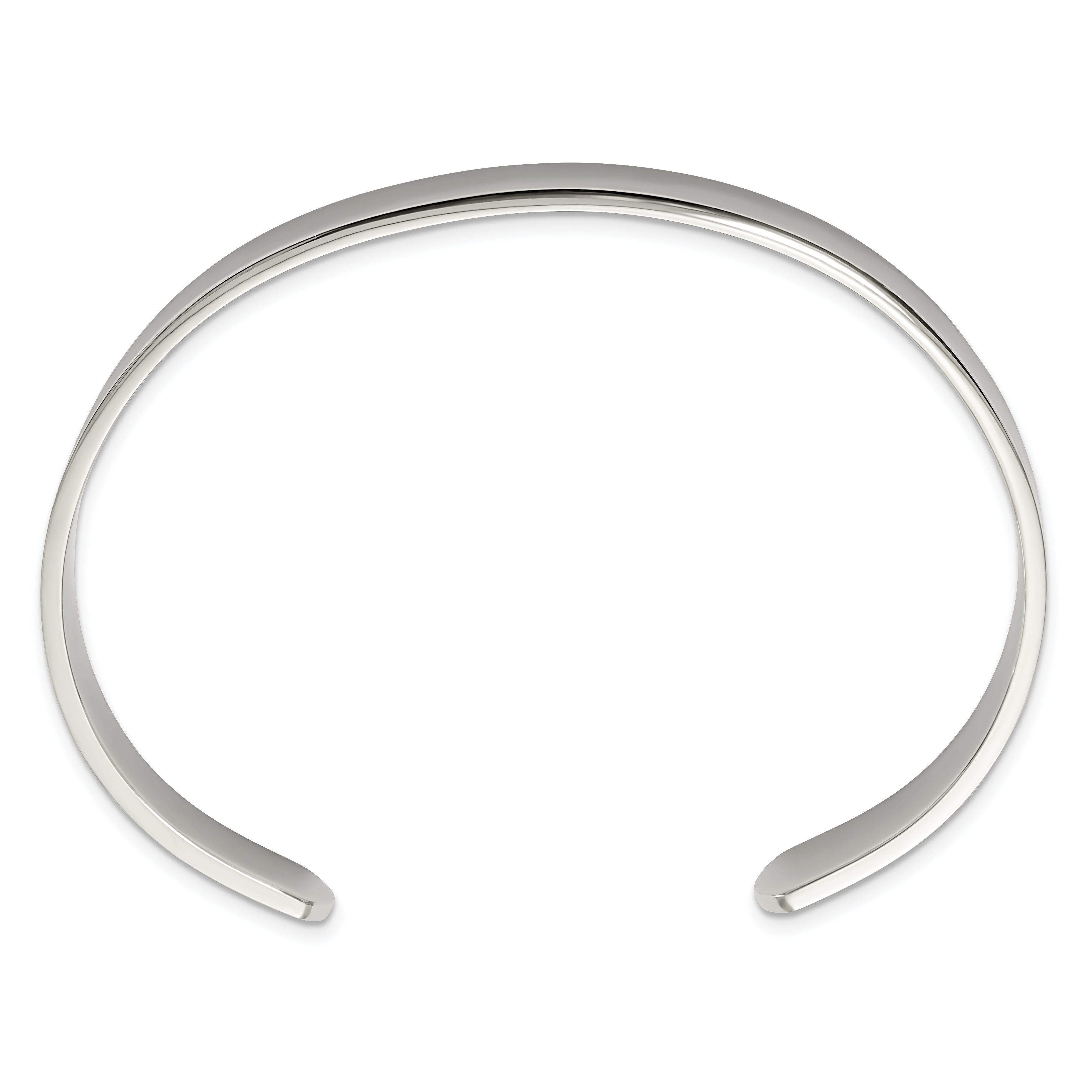 Chisel Stainless Steel Polished 9mm Cuff Bangle