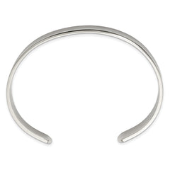 Chisel Stainless Steel Polished 9mm Cuff Bangle